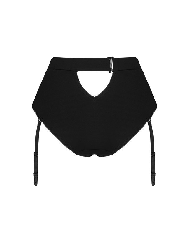 Garter Panties - Black