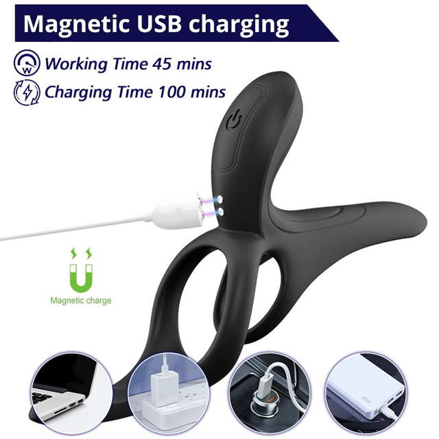 Vibrating Cock Ring With Clitoral Stimulation