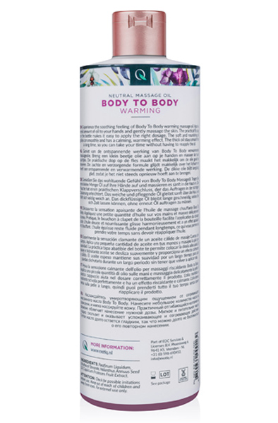 Exotiq Body To Body Warming Massage Oil 500 ml