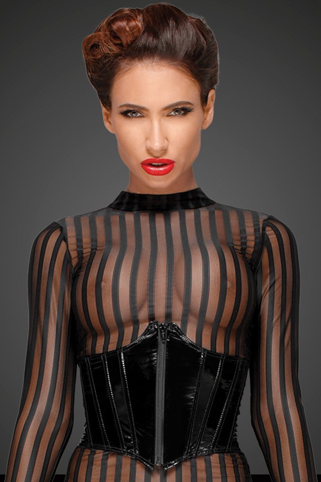 Classic Dress Made Of Elastic Tulle