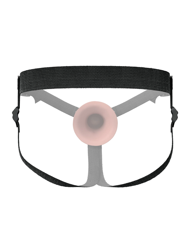 9" Hollow Silicone Strap-On