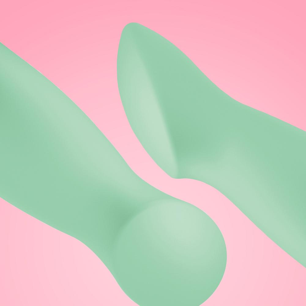 SUNDAZE - Pulsing and Thrusting Vibrator - Pistachio