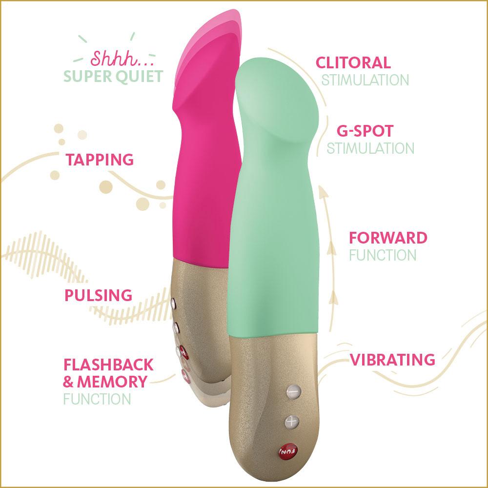 SUNDAZE - Pulsing and Thrusting Vibrator - Pistachio
