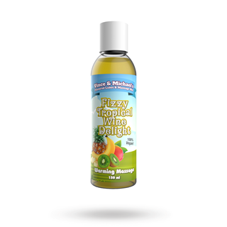 Fizzy Tropical Wine Delight - Smaksatt Massasjeolje - 150 Ml