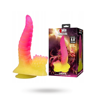 Flamebeast Rippled Monster Silicone Dildo 22,5 Cm