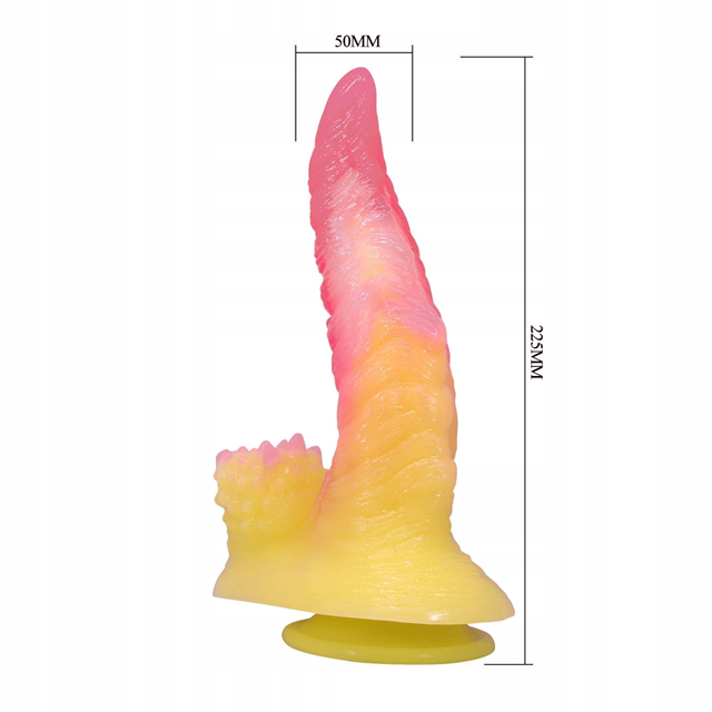 Flamebeast Rippled Monster Silicone Dildo 22,5 cm