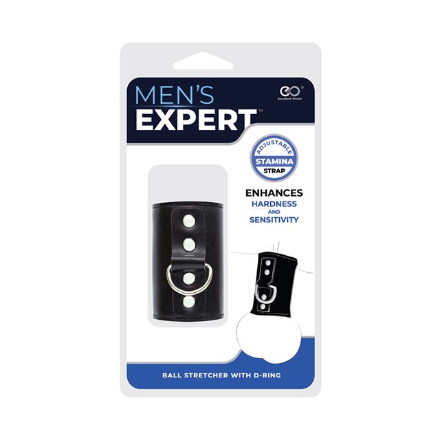MENS EXPERT - LONG BALL STRETCHER WITH D-RING - BLACK