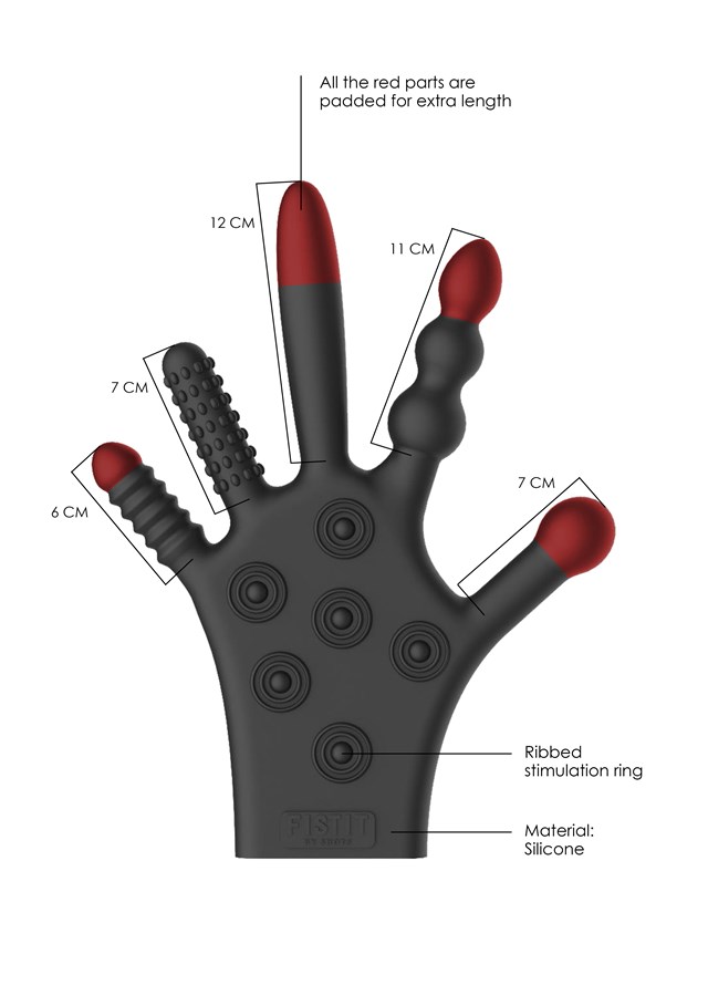 FIST IT - SILICONE STIMULATION GLOVE