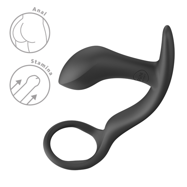 Bootie Ring Anal Plug Black