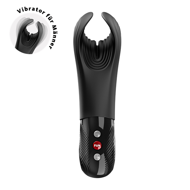 Manta Vibrating Masturbator Black