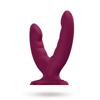 Ryde Double Dildo Wine Red