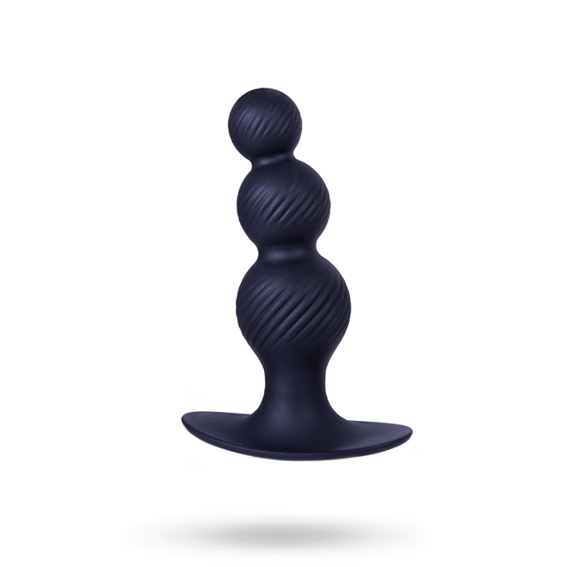 G-Stuck Silicone Anal Plug Metallic Black
