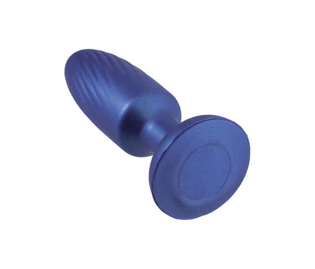 G-Stuck Silicone Butt Plug Metallic Blue