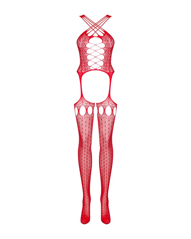 G313 - RED BODYSTOCKING