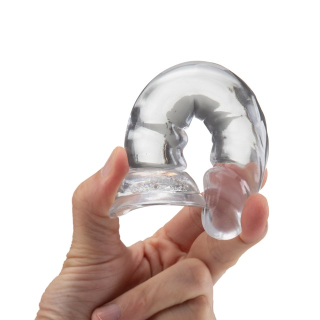 Clear dildo 16 cm