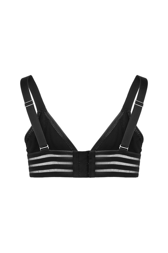 Noir Wetlook Bralette