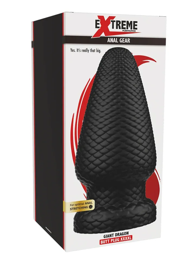 Giant Dragon Butt Plug PVC XXXL
