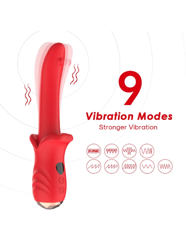 Giant Tongue 9 Powerful Vibration Modes