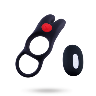 Giga Booster - Cock & Scrotal Ring With Clit Stimulator & Rc