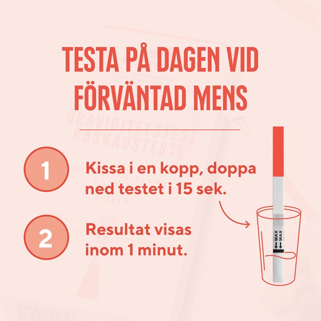 Graviditetstest 8-pack - enkelt og raskt