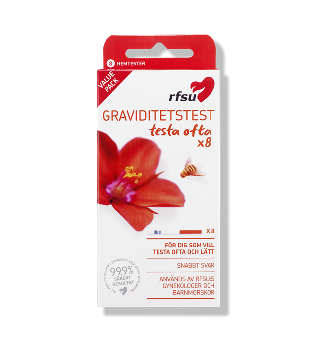 Graviditetstest 8-pack - enkelt og raskt