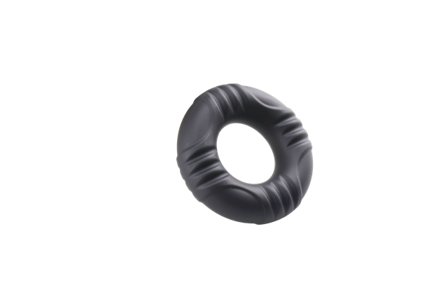 Great Fit Silicone Cock Ring Black