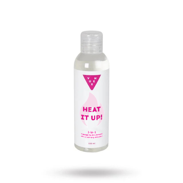 VUXEN HEAT IT UP! - VARMENDE MASSASJEGEL & GLIDEMIDDEL 150 ML