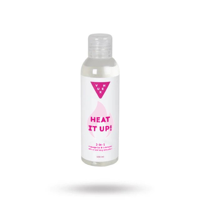 VUXEN HEAT IT UP! - VARMENDE MASSASJEGEL & GLIDEMIDDEL 150 ML