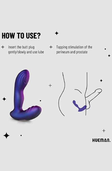 Hueman Tapping Butt Plug