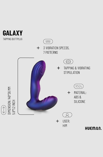 Hueman Tapping Butt Plug