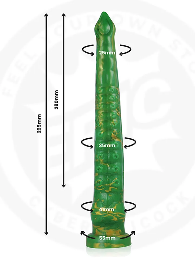 Hylos Green Flash Dildo 29,5 cm