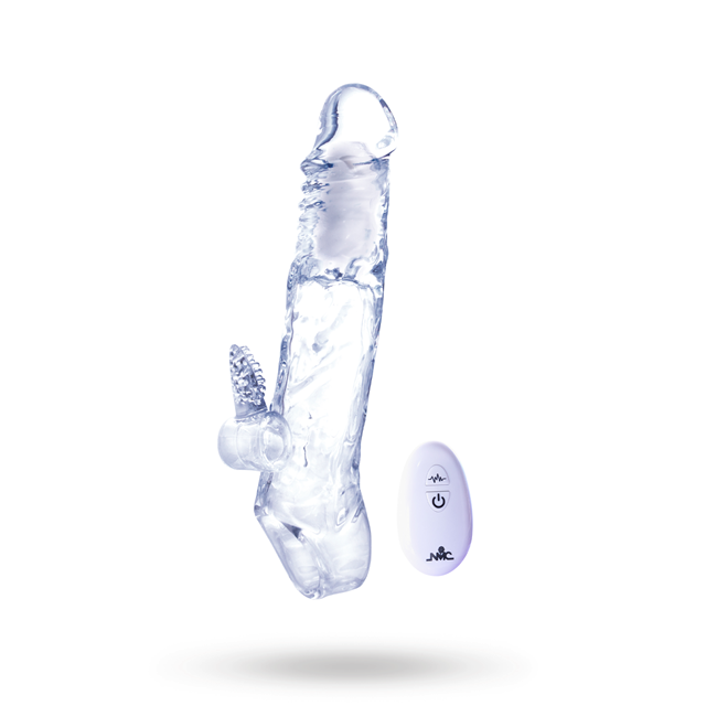 Ice Crystals - RC Penis Extender With Ball Strap & Bullet