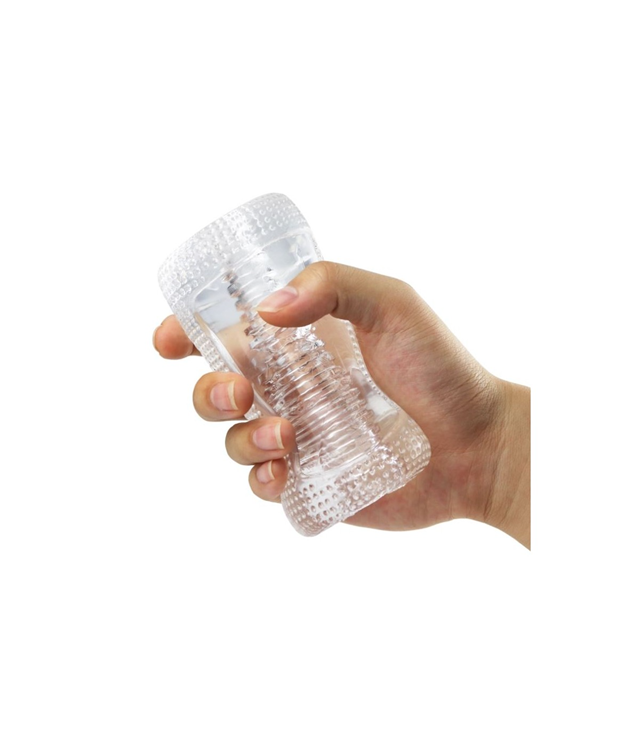 Ice Girl Clear Striated Masturbator