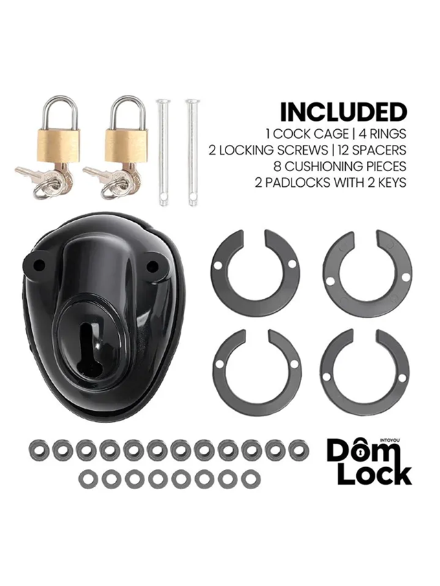 Inmate Chastity Cage With Spacers