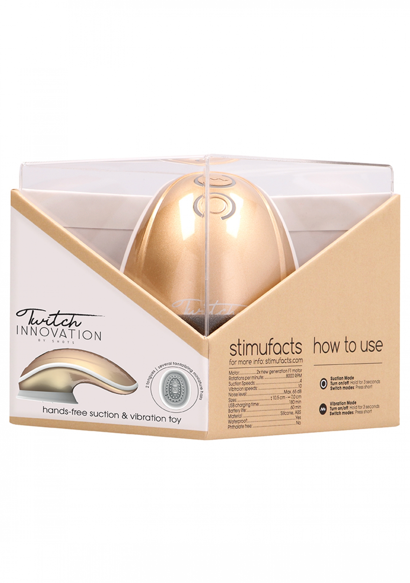 Twitch Hands-Free Suction & Vibration