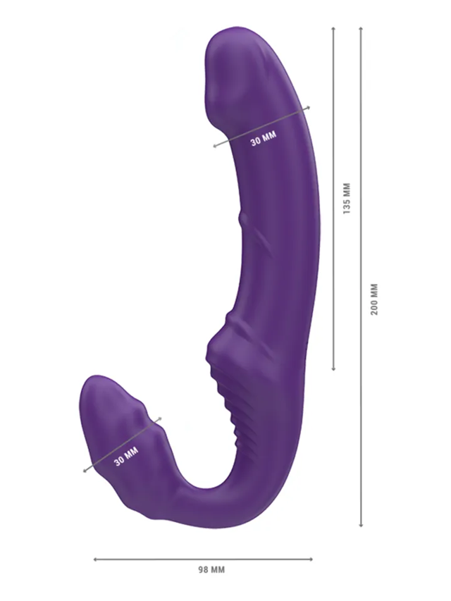 Jill Double Vibrator 20 cm