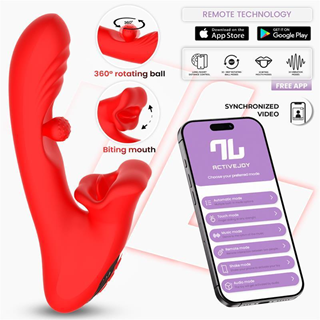 Franky Biting & Rotating Ball Vibrator With App