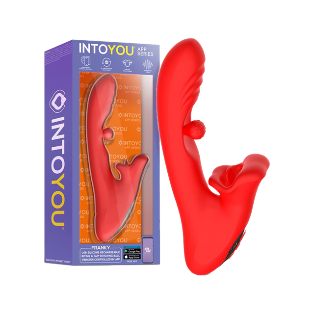 Franky Biting & Rotating Ball Vibrator With App