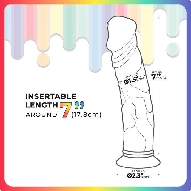 Jellildo Transparent Dildo Multi