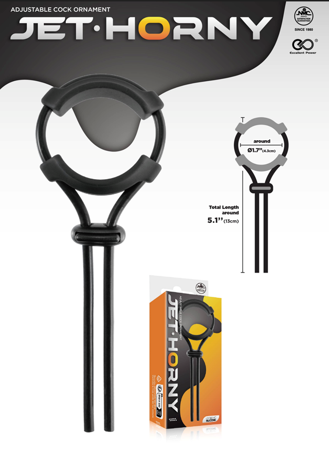 JET Horny Silicone Lasso Cock Ring