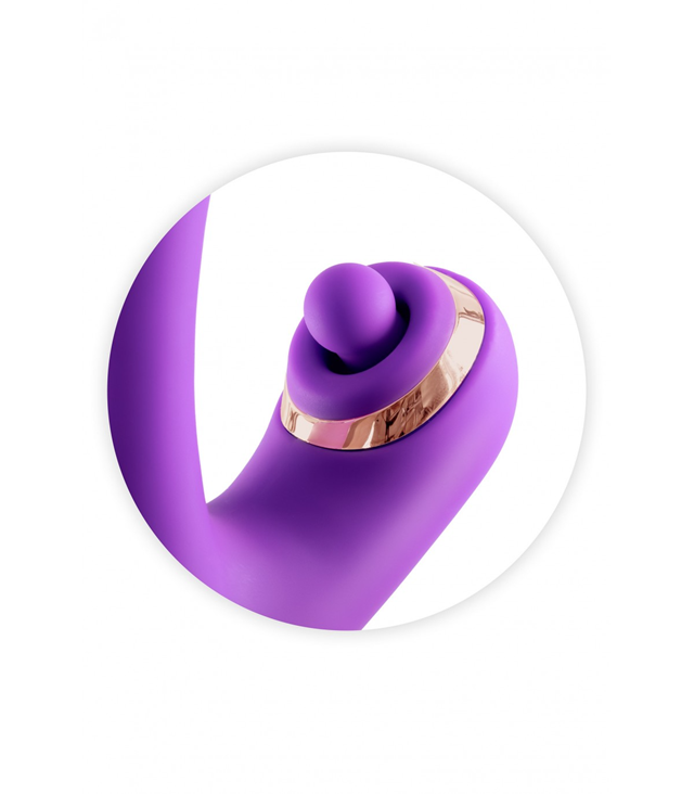 Joyfully Triple Stimulation Vibrator Purple