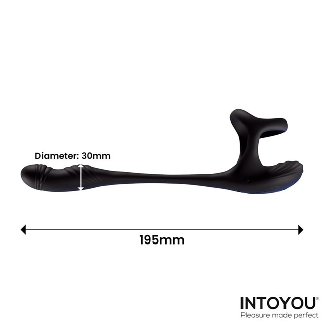 Kamber Waving Vibrating Anal Plug & Cockring