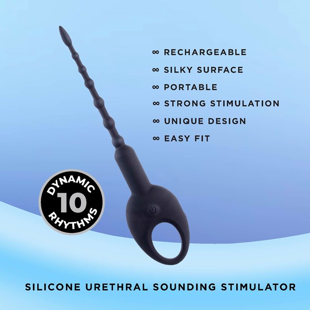 Knot-Knot Silicone Urethral Stimulator