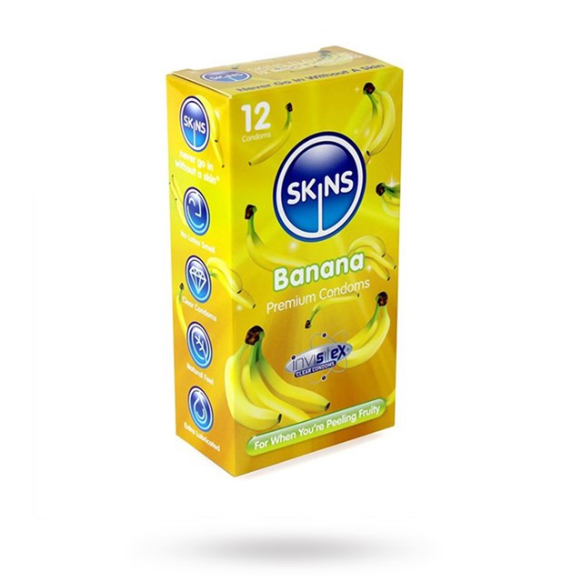 Kondomer med Banansmak 12-pack
