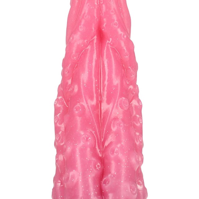 Kraken's Lick Silicone Dildo - Blue/Red