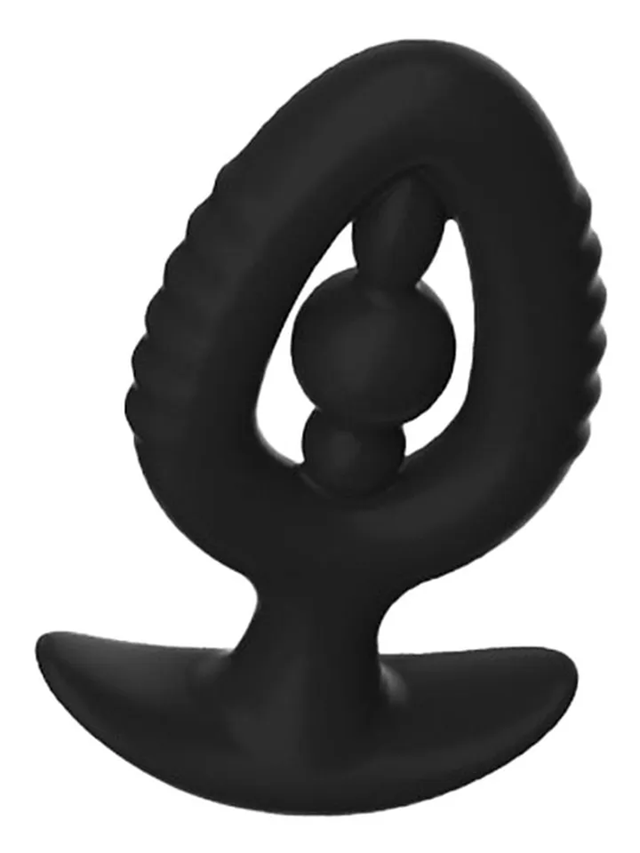 KSB Silicone Anal Plug/Expander With Internal Bead Large