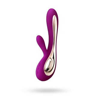 Soraya 2 Deep Rose - Oppladbar Dobbelvibrator