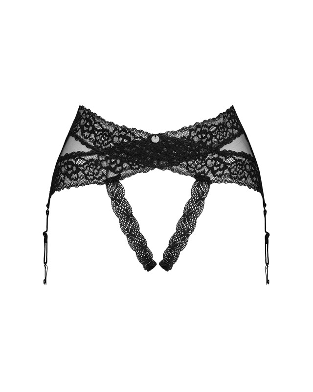 Lacrisia Garter Belt with open crotch