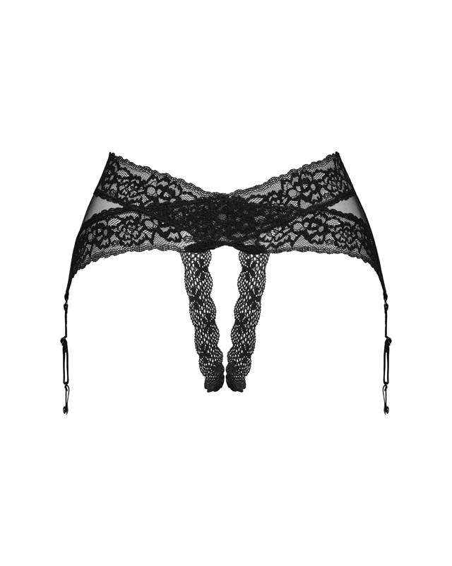 Lacrisia Garter Belt with open crotch