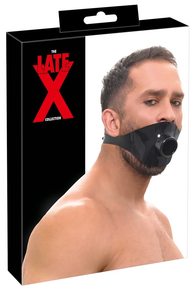 Latex Gag with mouth tube